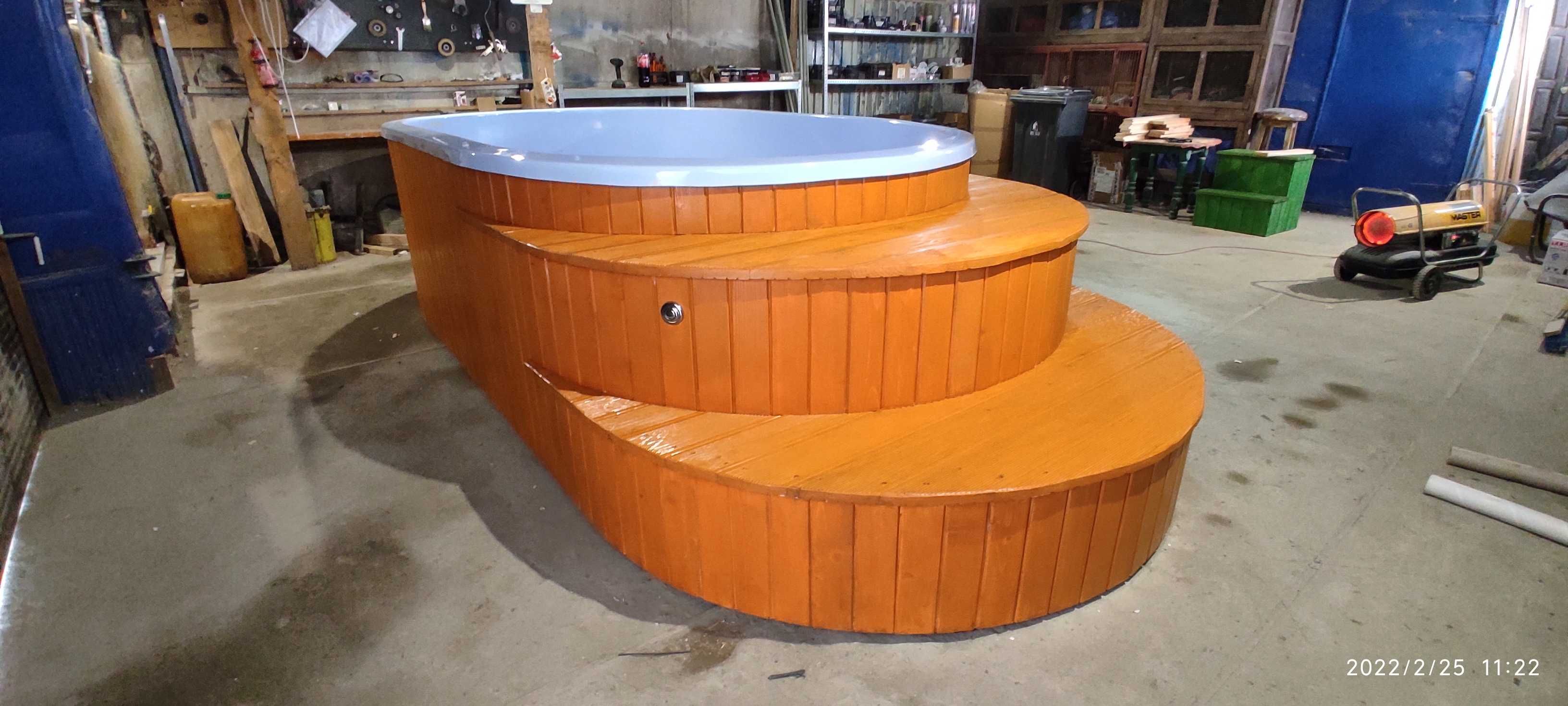 Basen Ogrodowy Jacuzzi Ogrodowe Bania Wanna Oczko Wodne Niecka Balia