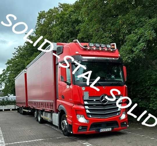 Orurowanie GÓRNE / BELKA NA HALOGENY Mercedes Actros MP4 / MP5 POLER!