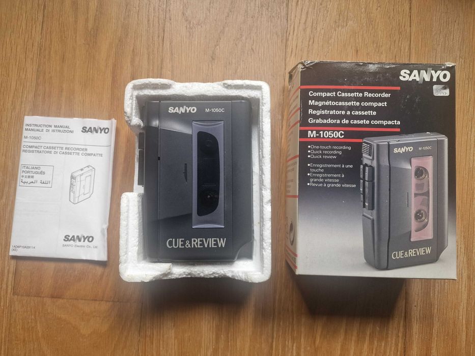 Gravador portátil de voz / cassete - Sanyo M-1050C