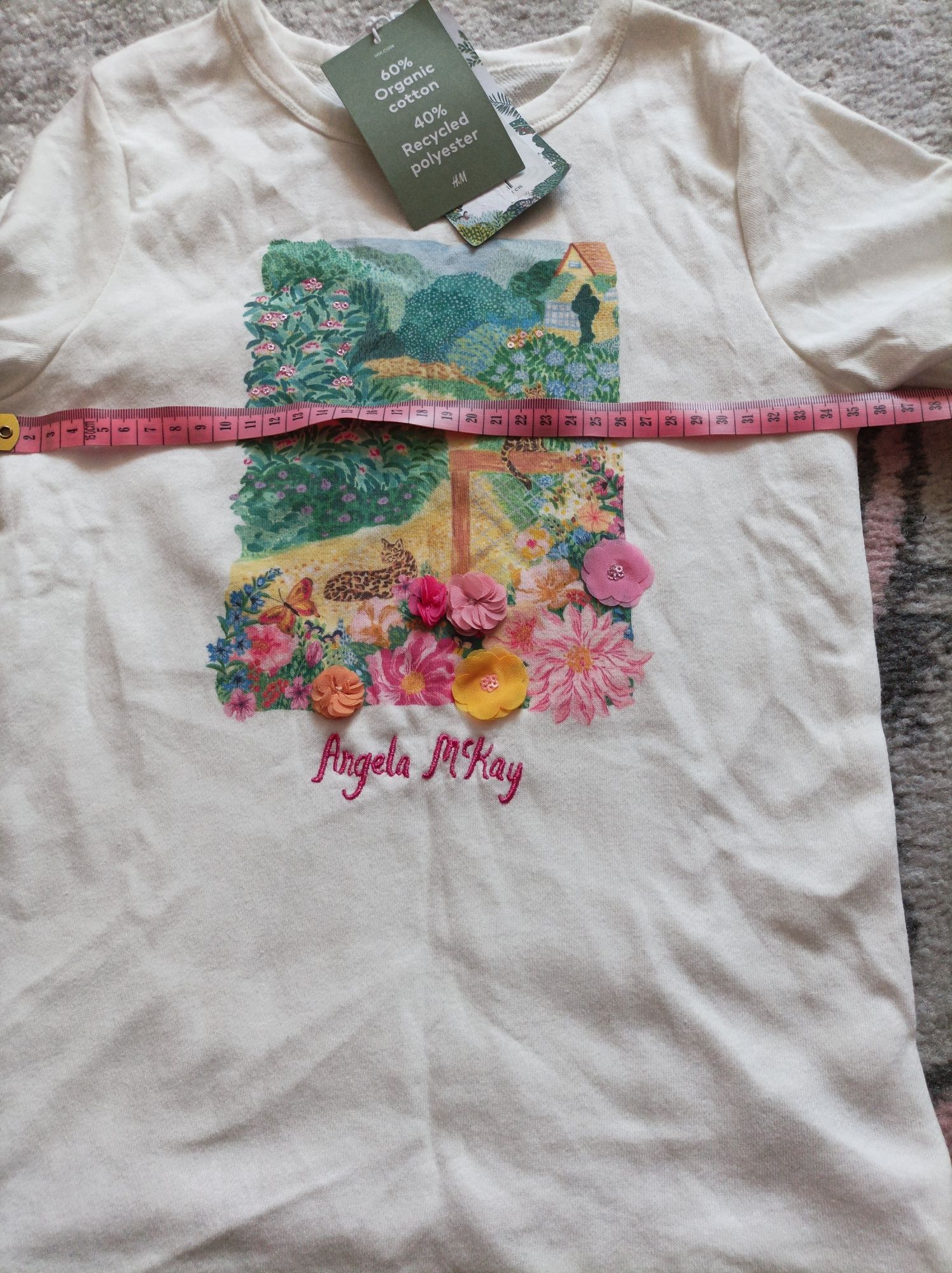 Tuniko bluzo sukienka H&M 110/116, nowa z metką