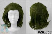Joker Joaquin Phoenix Zielona peruka bez grzywki cosplay zielony wig
