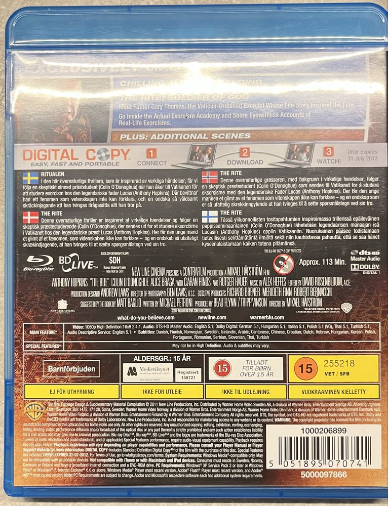 Rytuał blu-ray - lektor/ napisy PL