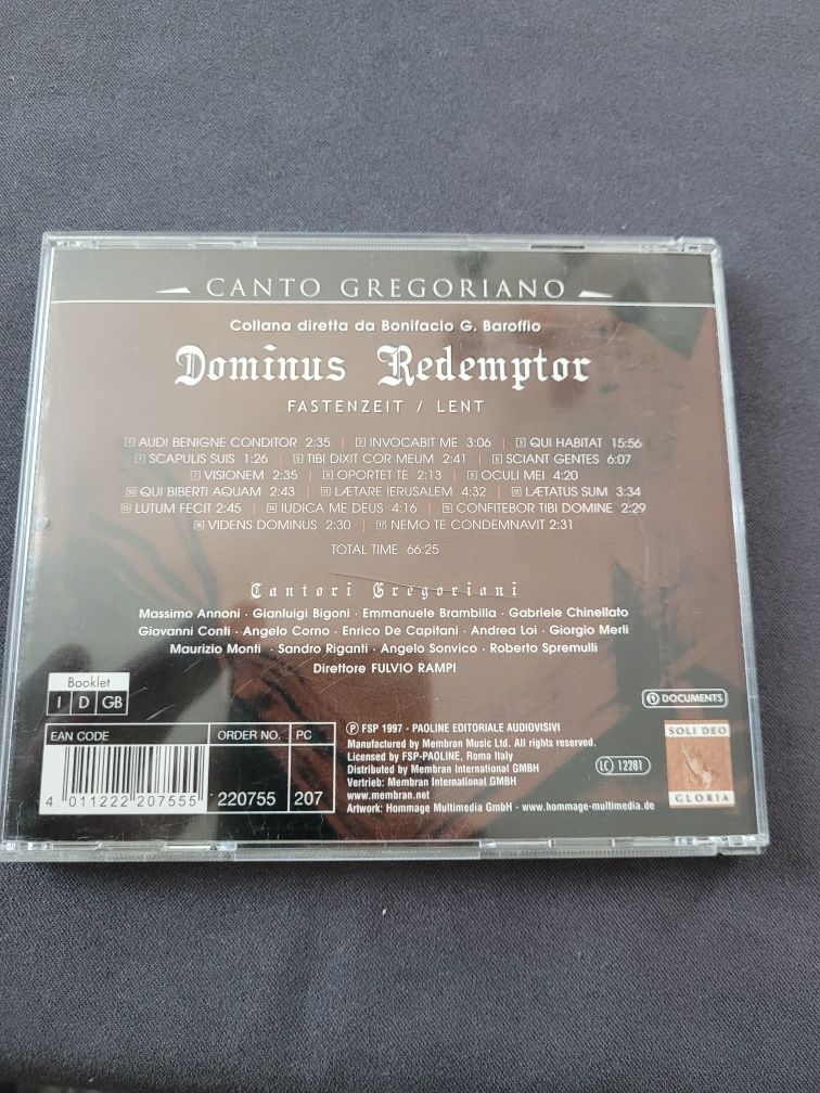 Muzyka Gregorianie Dominus Redemptor