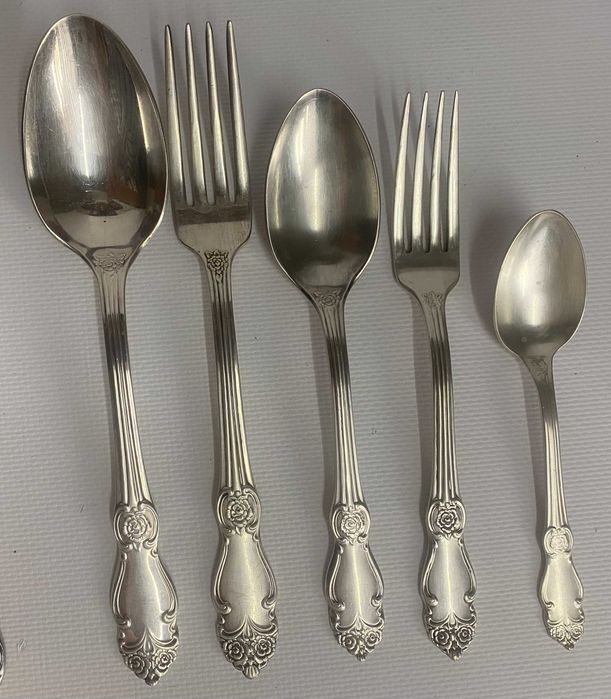 Ложки Вилки мельхиоровые РОЗА