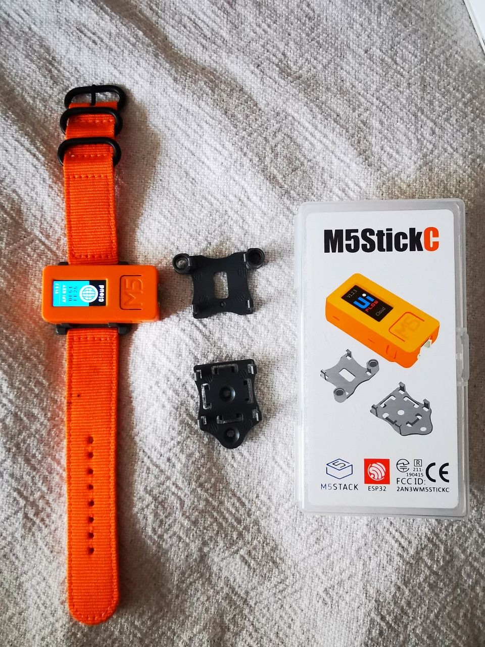 M5StickC PLUS2 ESP32 – zestaw deweloperski IoT, pomarańczowy