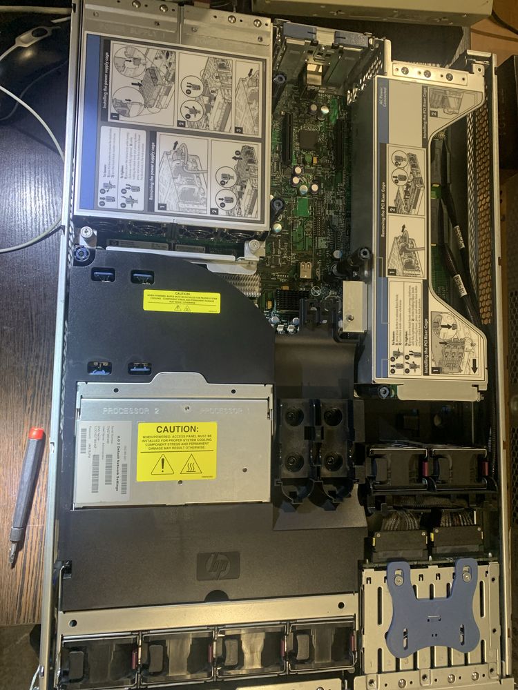 Серверна: HP DL380/64Gb/545Gb/1.7Tb/x2 /APC UPS 1500/комутатор/монитор