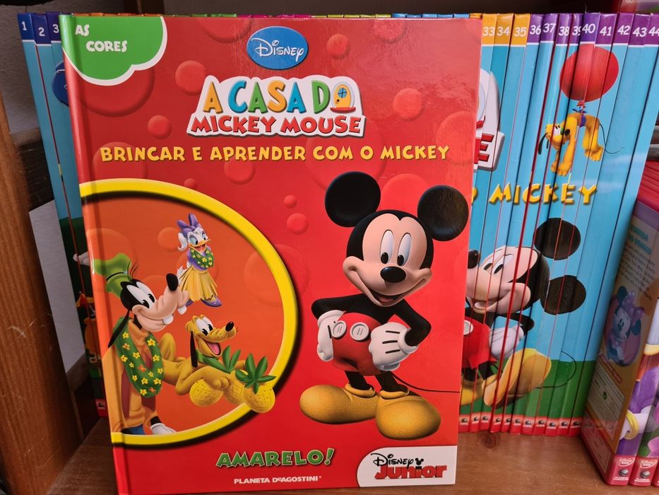 Colecção de livros e dvd's A Casa do Mickey Mouse