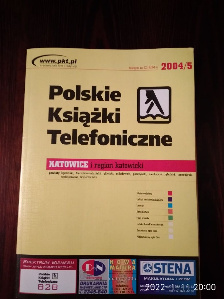 Książka telefoniczna - Katowice 2004/2005