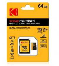 Karta pamięci Kodak MicroSDXC 64GB U3 V30 promocja