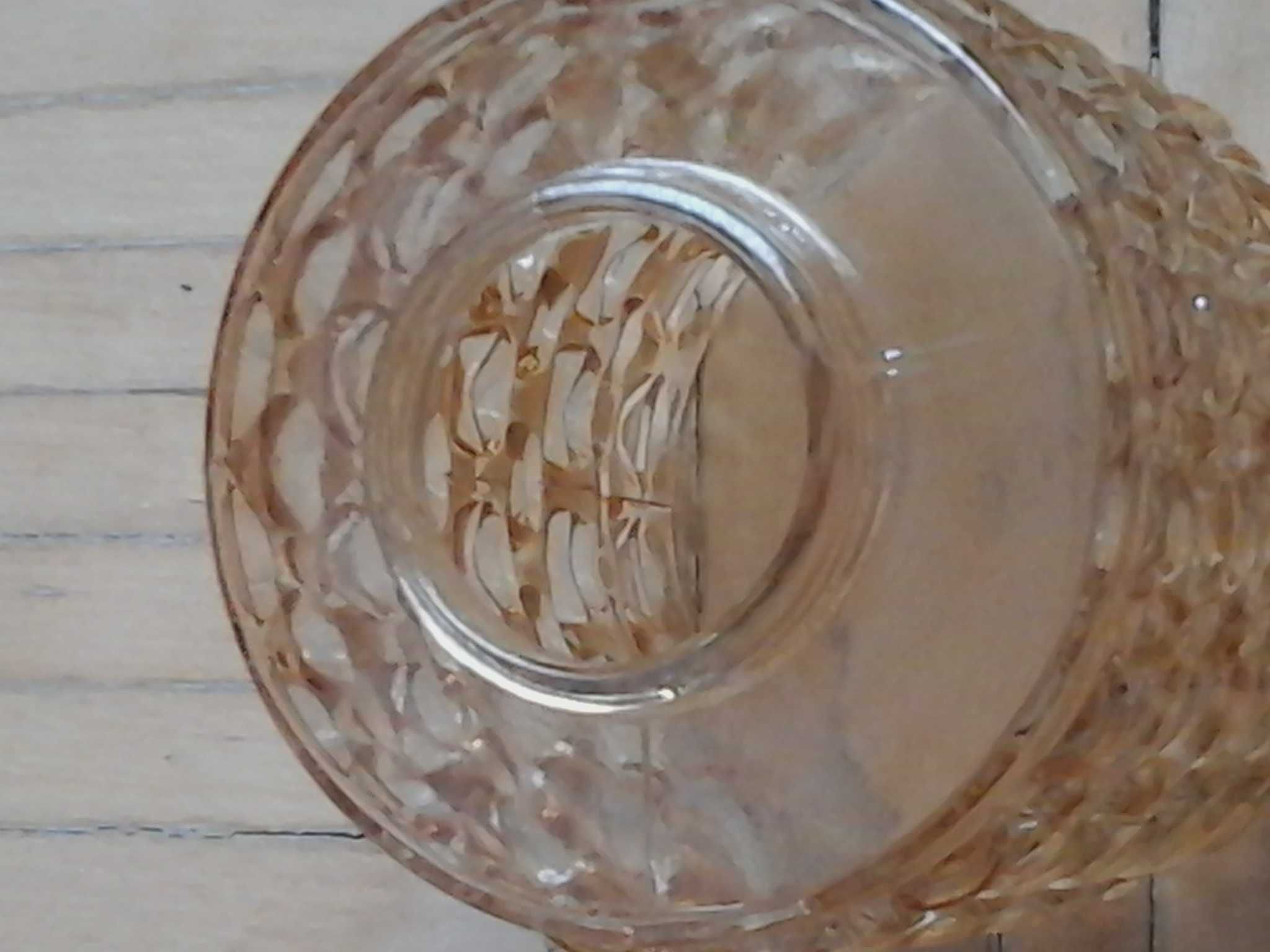 klosz PRL  morelowy kolor retro