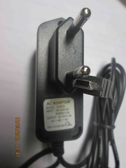 AC Adaptor ZH3015 5V-1.5A miniUSB (Тип B).