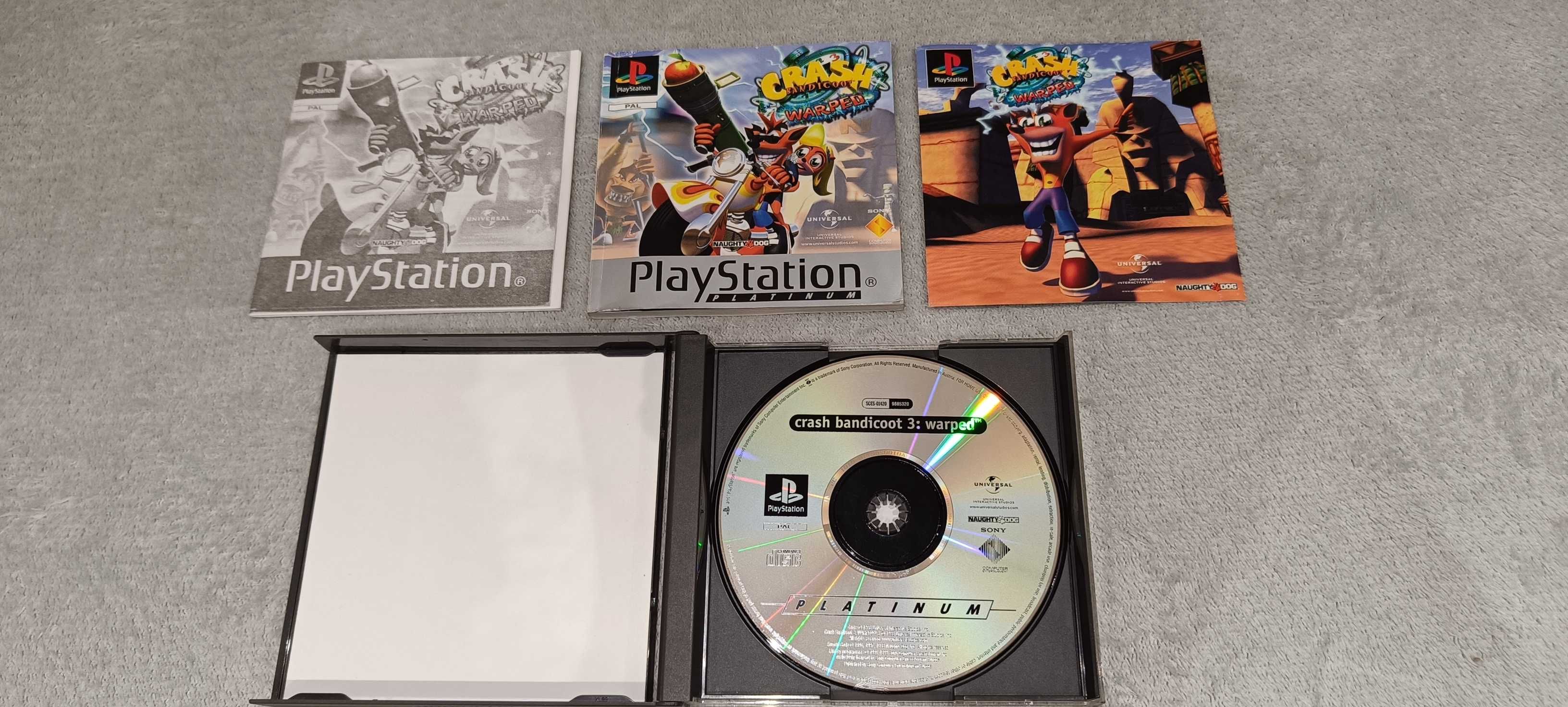 Gra Crash Bandicoot 3: Warped Sony PlayStation (PSX,PS1,PS One)