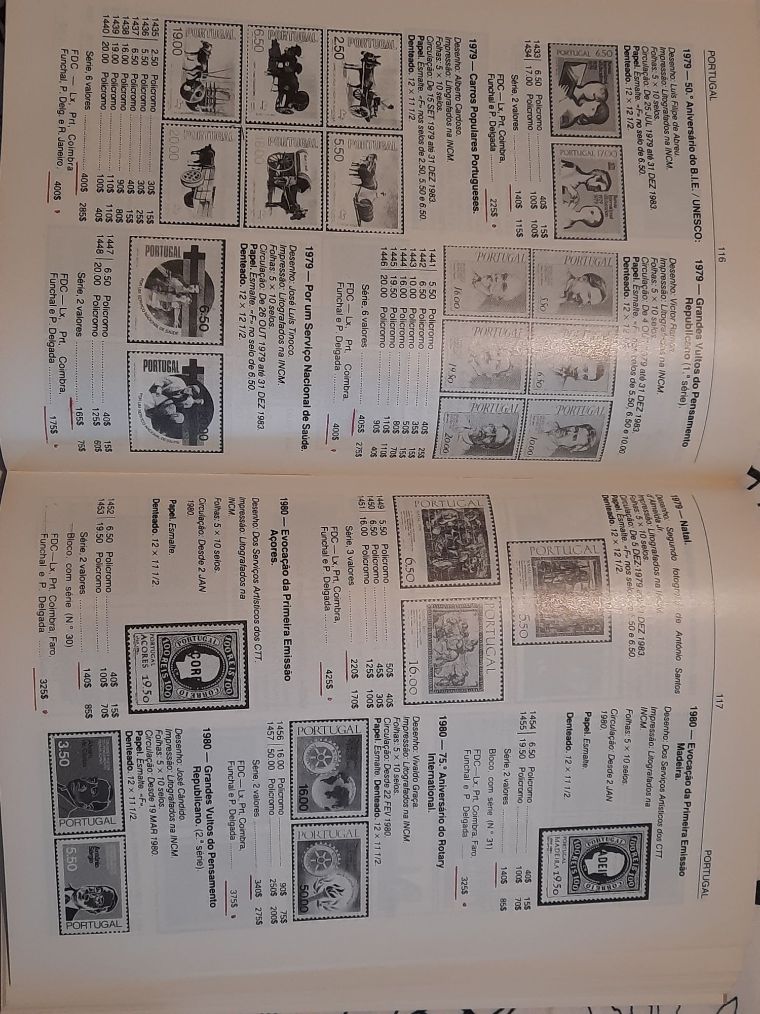 Catálogos selos postais "Afinsa" 1990/95