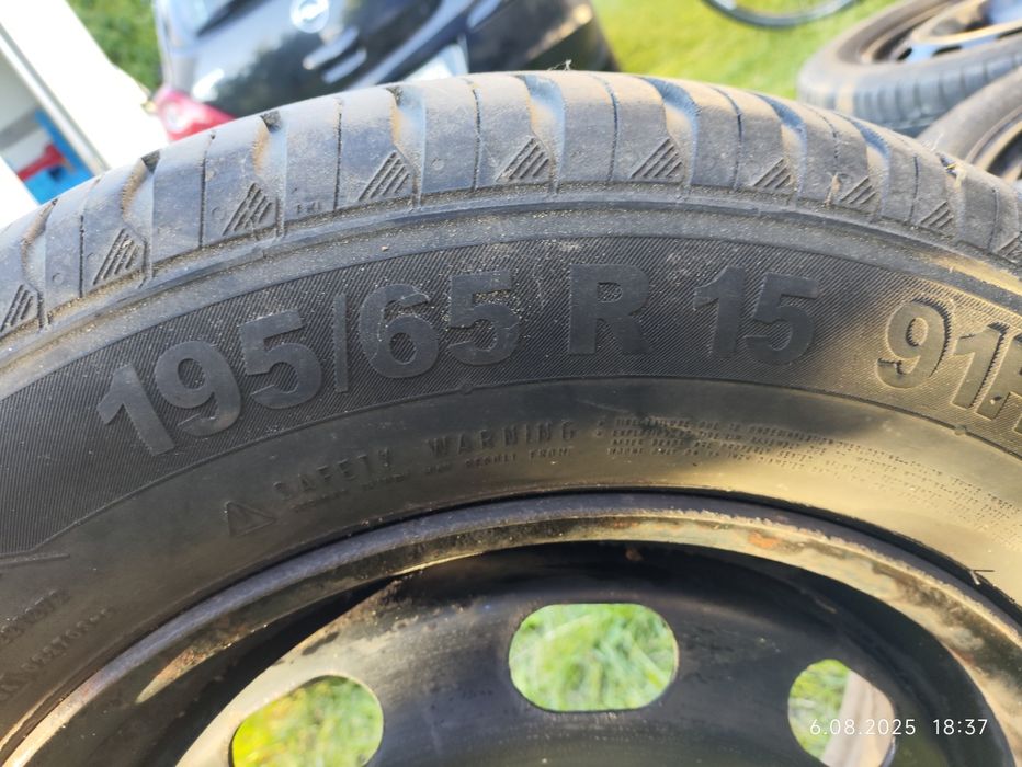 Felgi stalowe 15 cali, 5x100, ori VW, 6 sztuk