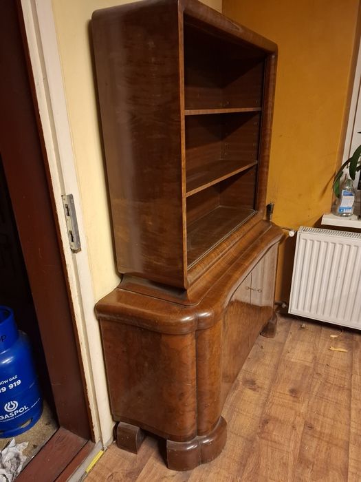 Art deco Kredens przedwojenny antyk orzech