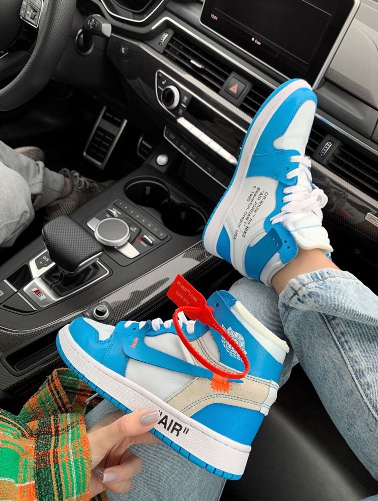 Buty Nike Air Jordan 1 Retro High Blue x Off-White 40-45 trampki