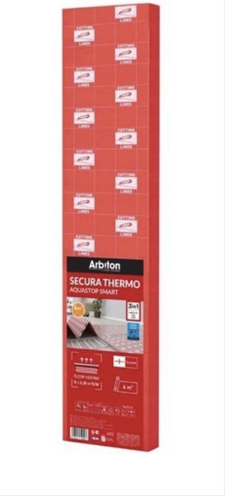 Podkład pod panele Secura Thermo Aquastop Smart