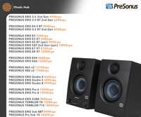 НОВІ Presonus Eris E 3.5 BT 4.5 temblor 5 7 8 xt sub pro r65 t10 2gen