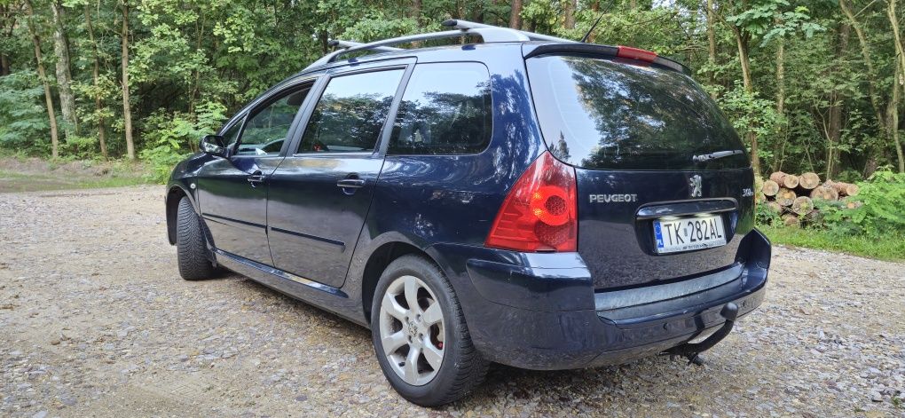 Peugeot 307 sw 1.6hdi Klima Hak Tempomat Bez dwumasy/dpf