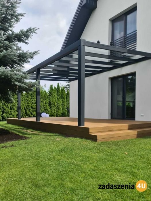 Zadaszenia i zabudowy tarasów, pergole, szklany ogród zimowy