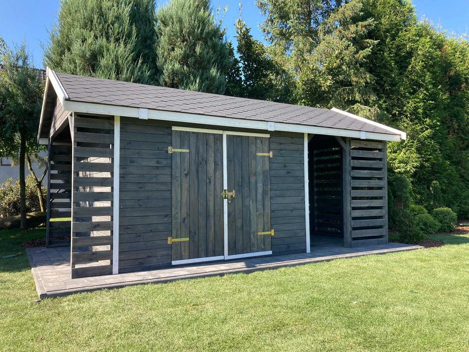 Domek narzędziowy Domek drewniany drewutnia