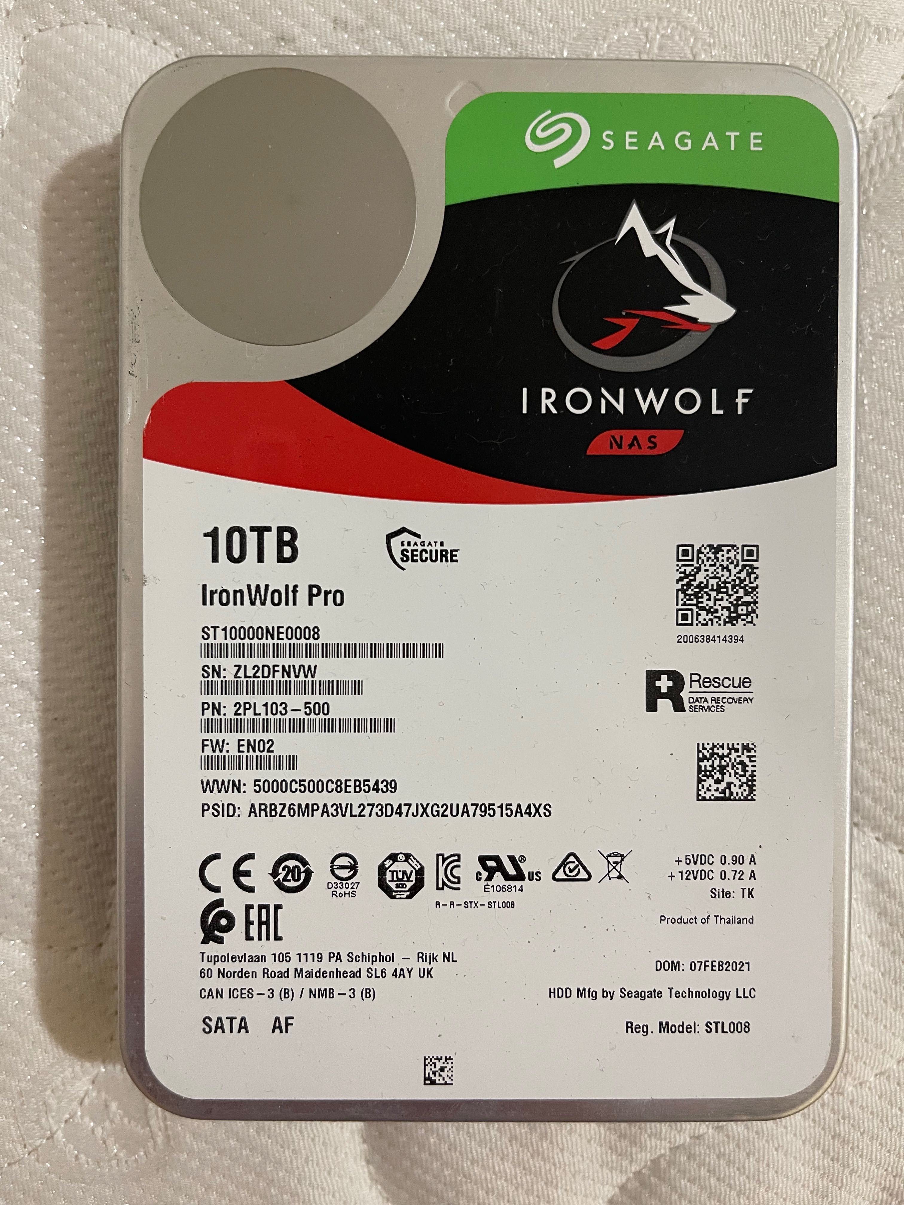 Iron wolf pro 10tb