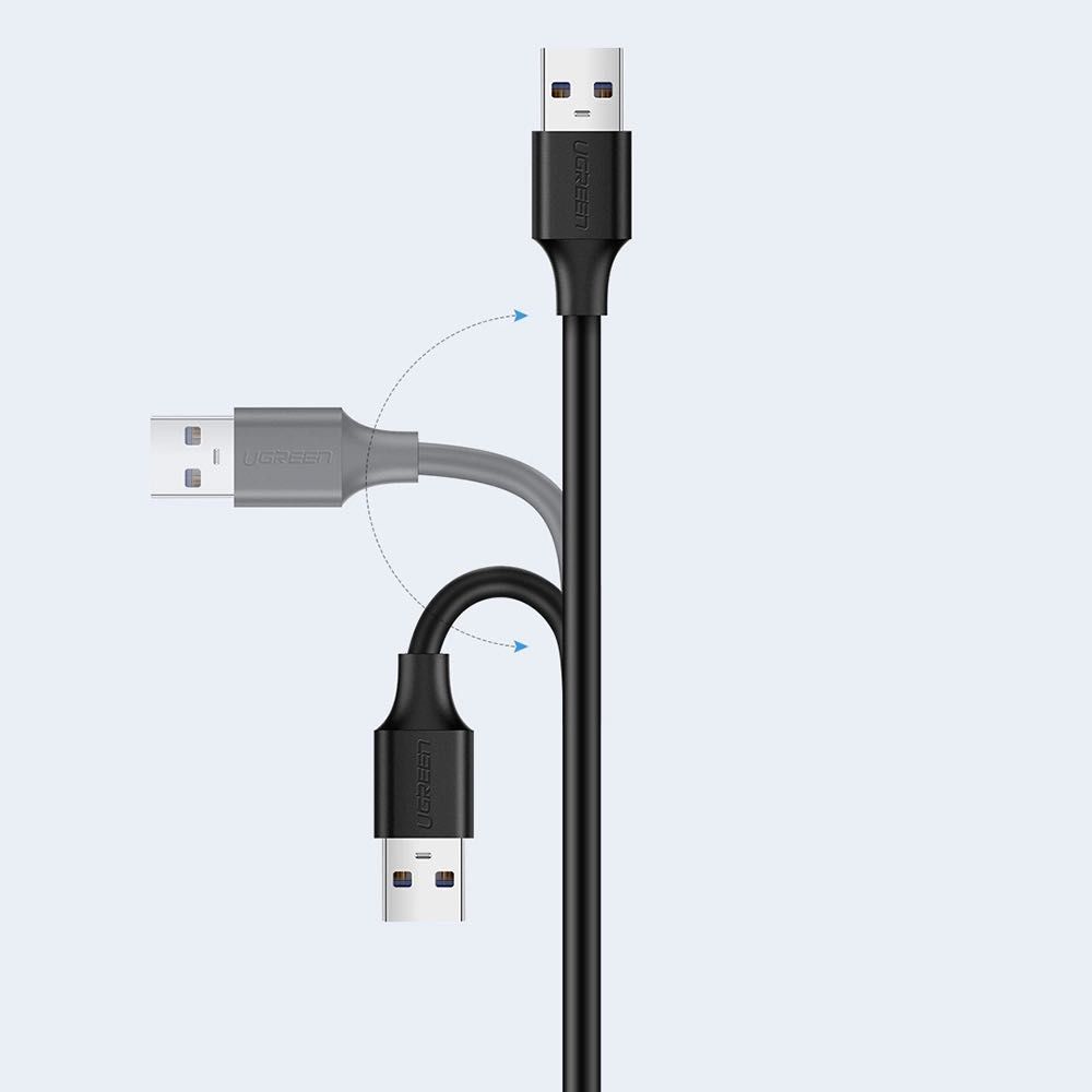 Ugreen przedłużka adapter USB 2.0 1m czarny (US103)