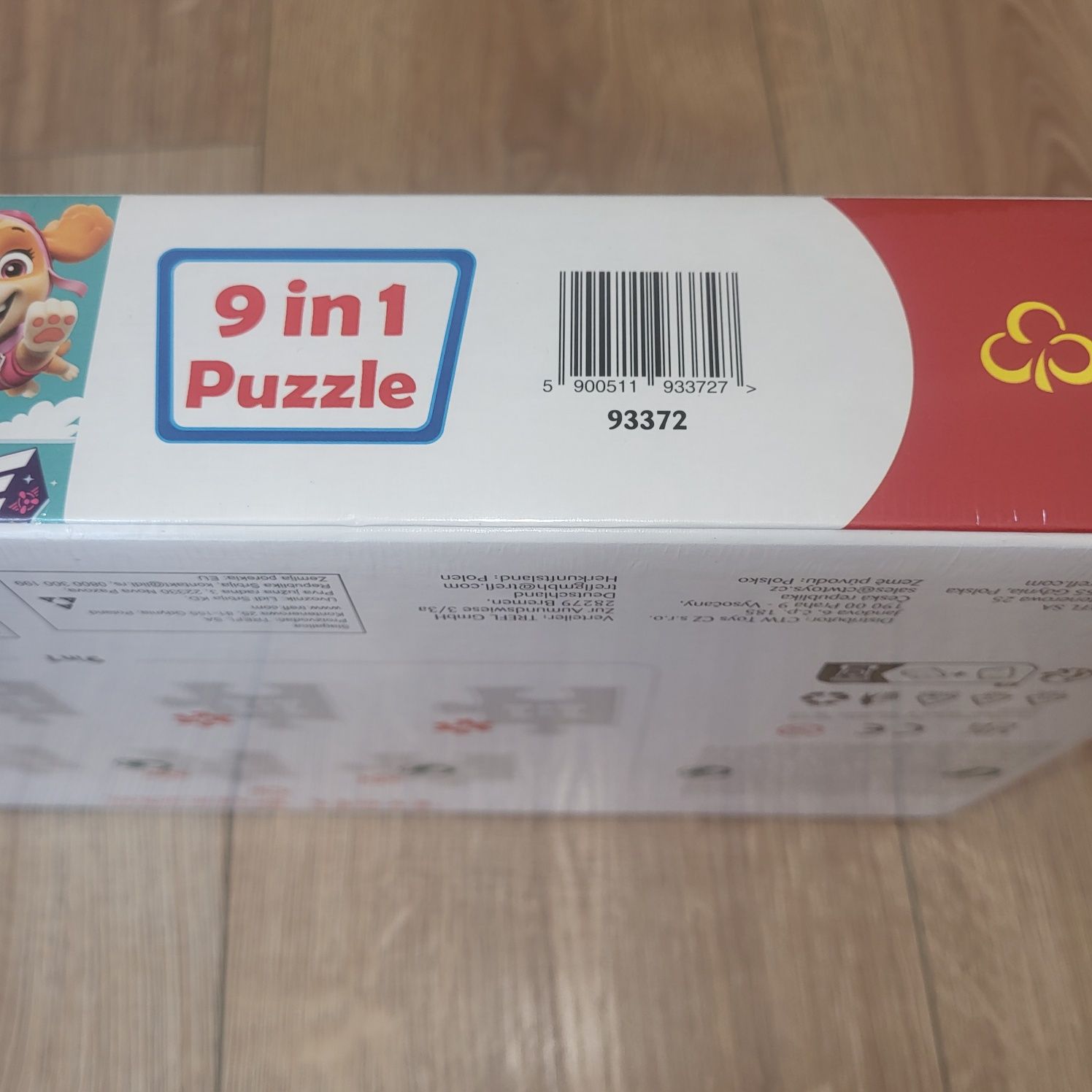 Nowe puzzle psi patrol 9 in 1 nickelodeon