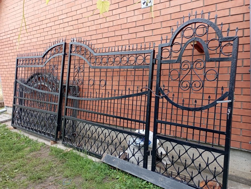 Ковані ворота, калітка, огорожа