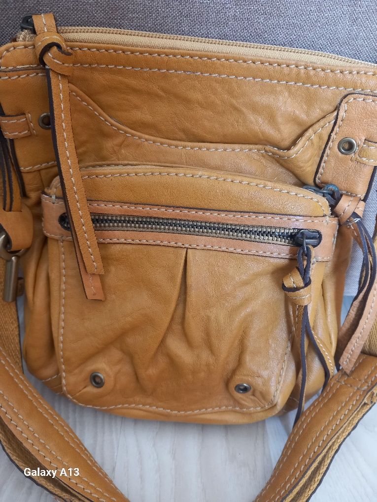 Fossil torebka vintage skóra bydlęca