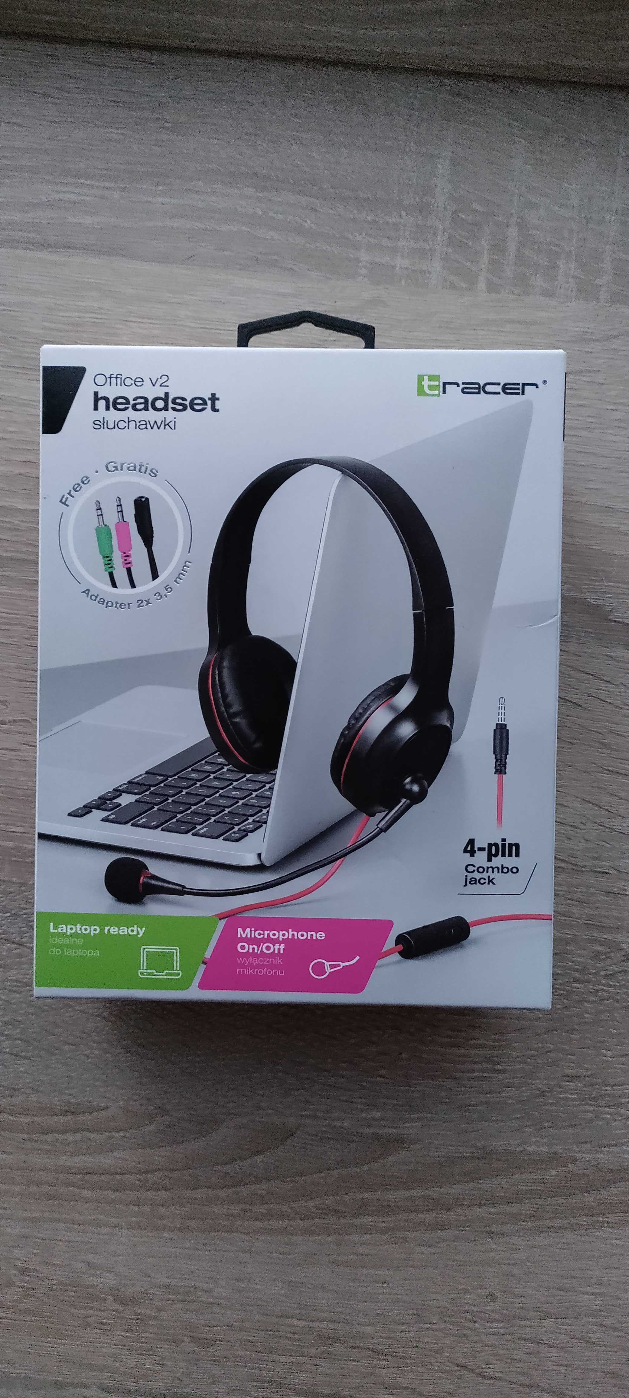 Słuchawki z mikrofonem, headset