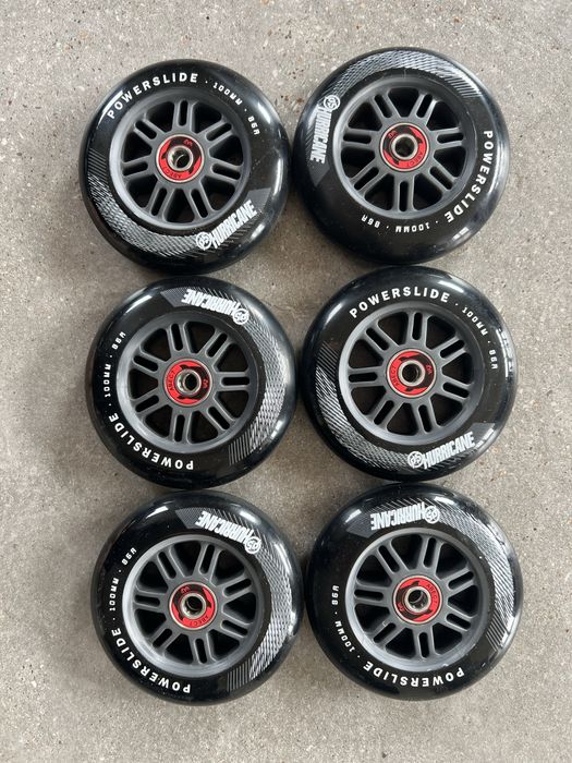 kółka Powerslide Hurricane 100 (6sztuk) z łożyskami