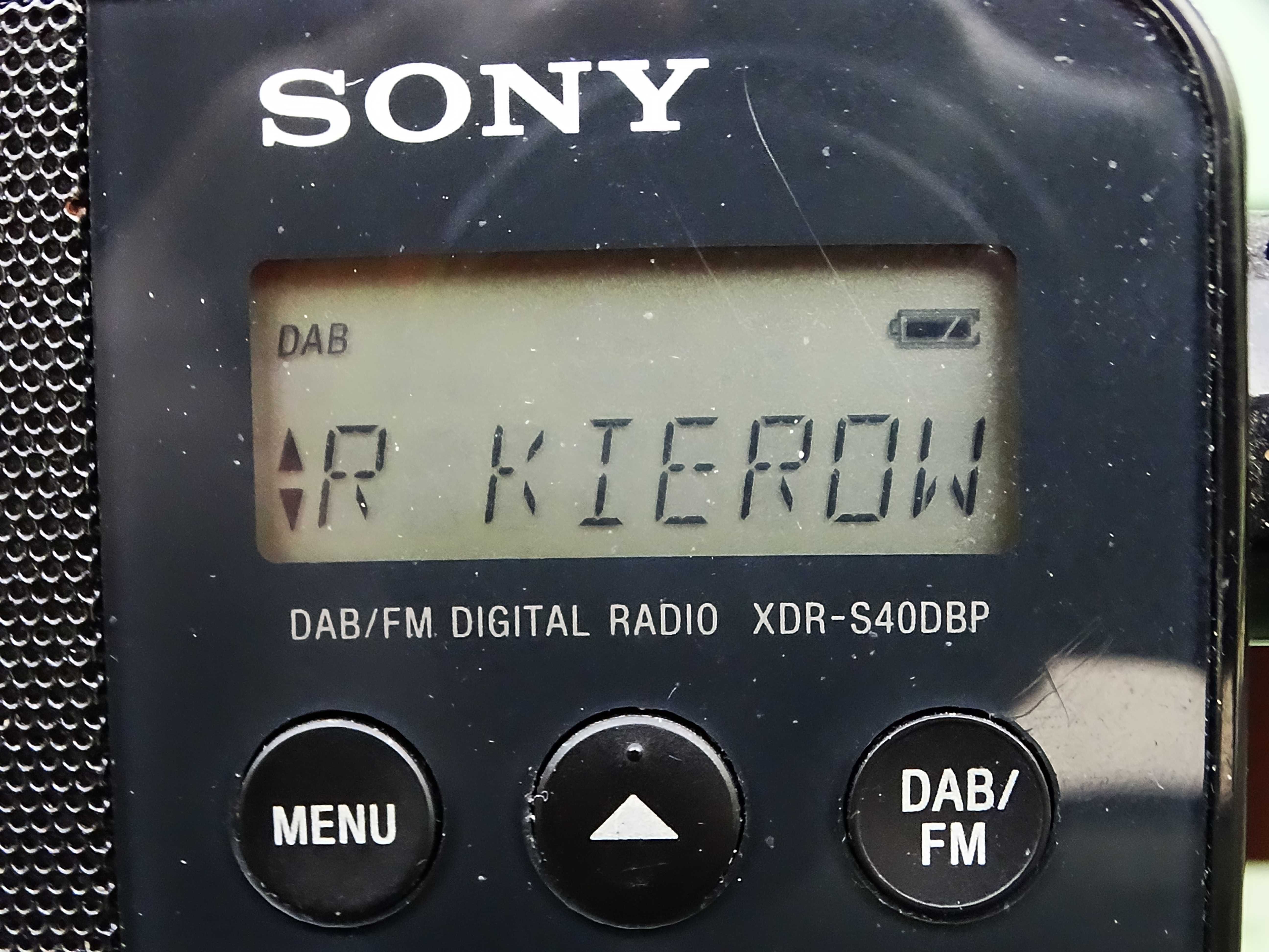 Radio Sony XDR-S40DBP FM/DAB czarny