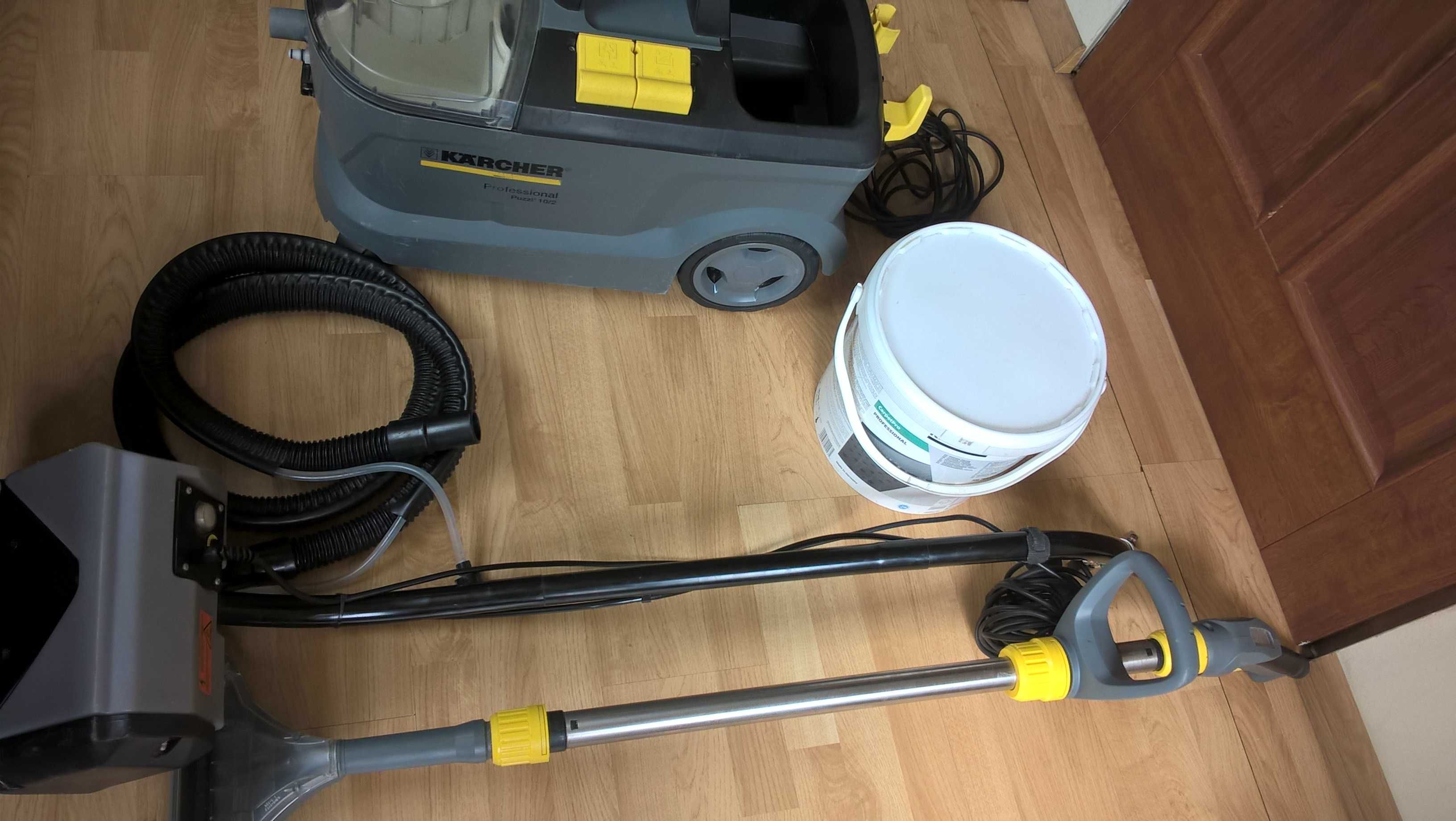 Odkurzacz piorący karcher puzzi 10/2 elektroszczotka zestaw Gigant