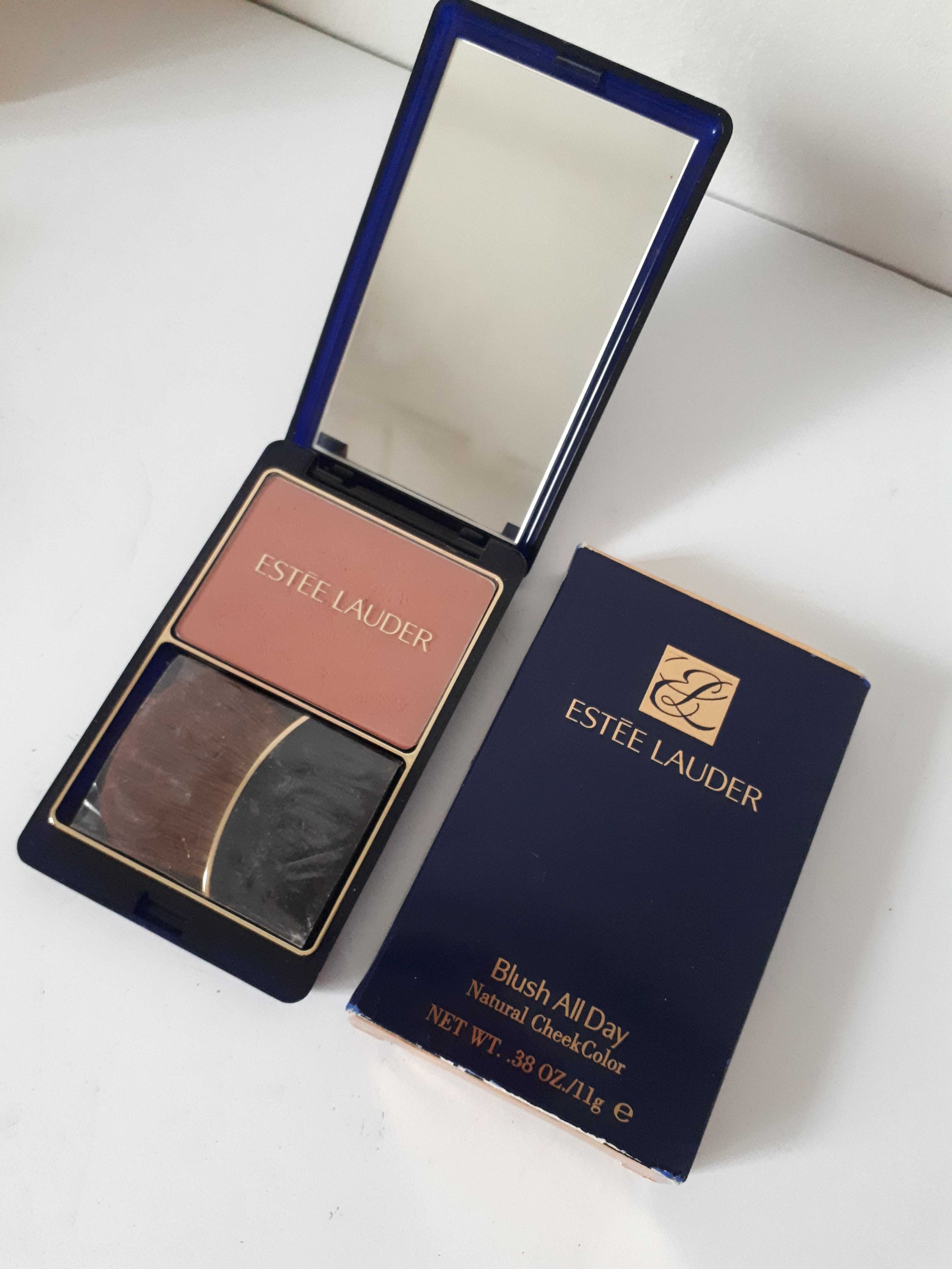 róż Estee Lauder Rosemarble 03 zestaw z lusterkiem i pędzelkiem 11g