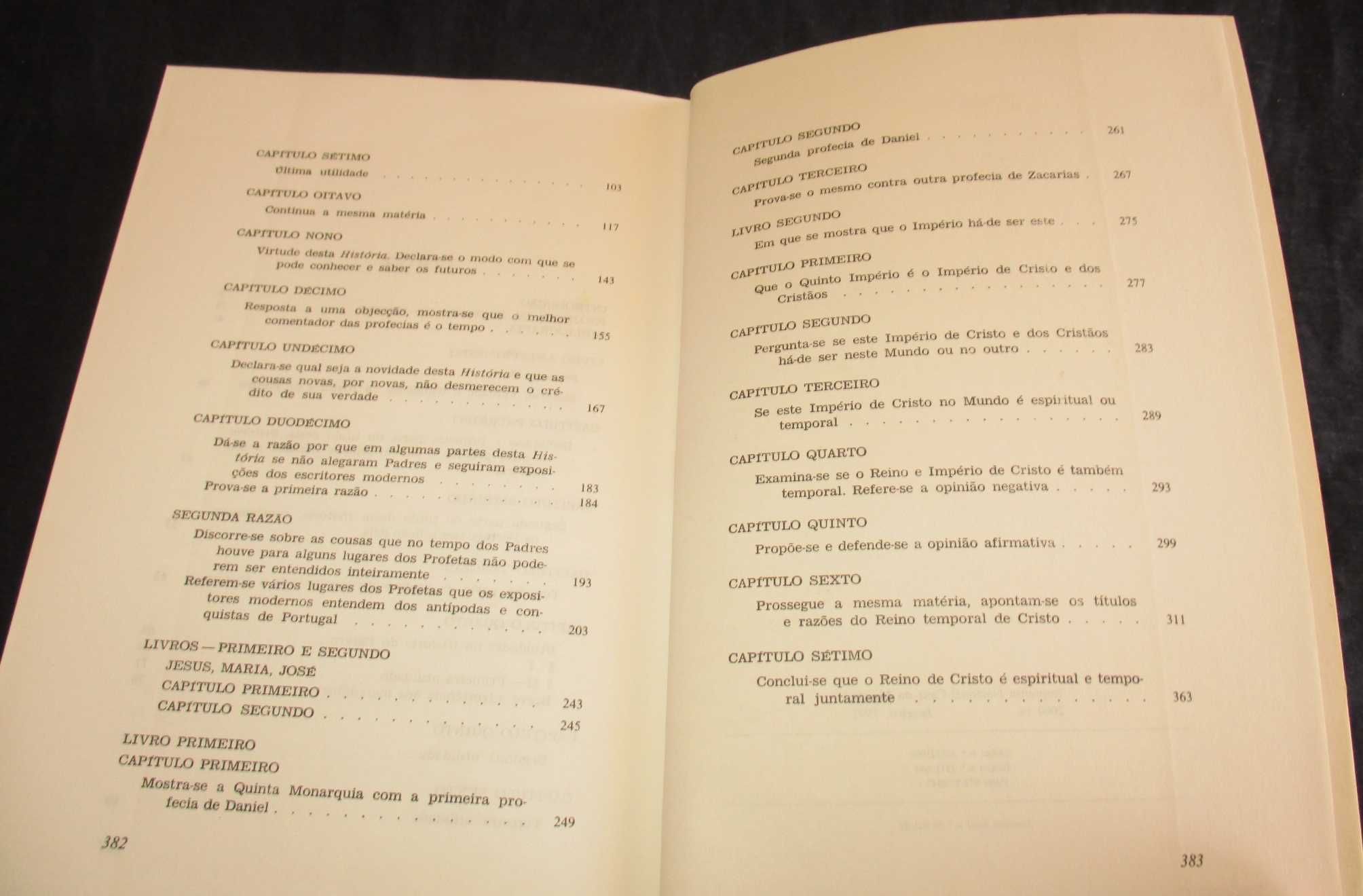 Livro História do Futuro António Vieira