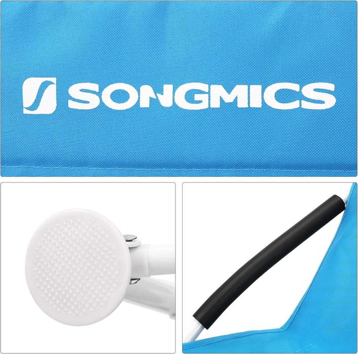 крісло  портативний пляжний стілець SONGMICS, з високою спинкою,