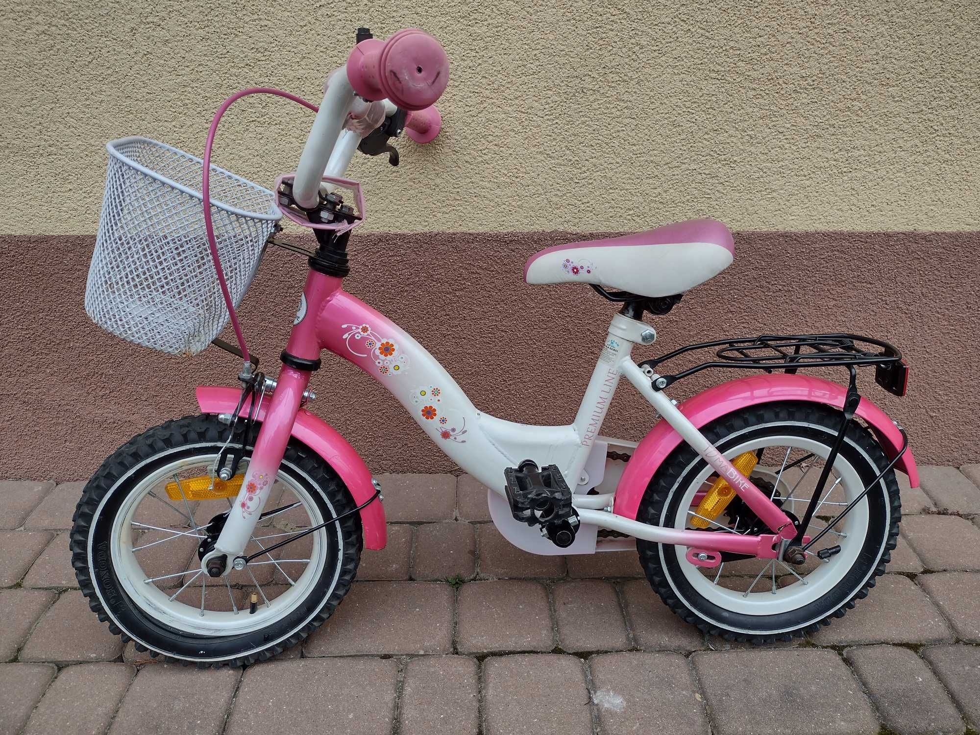 Rower BMX Princess Bike różowy 12 cali