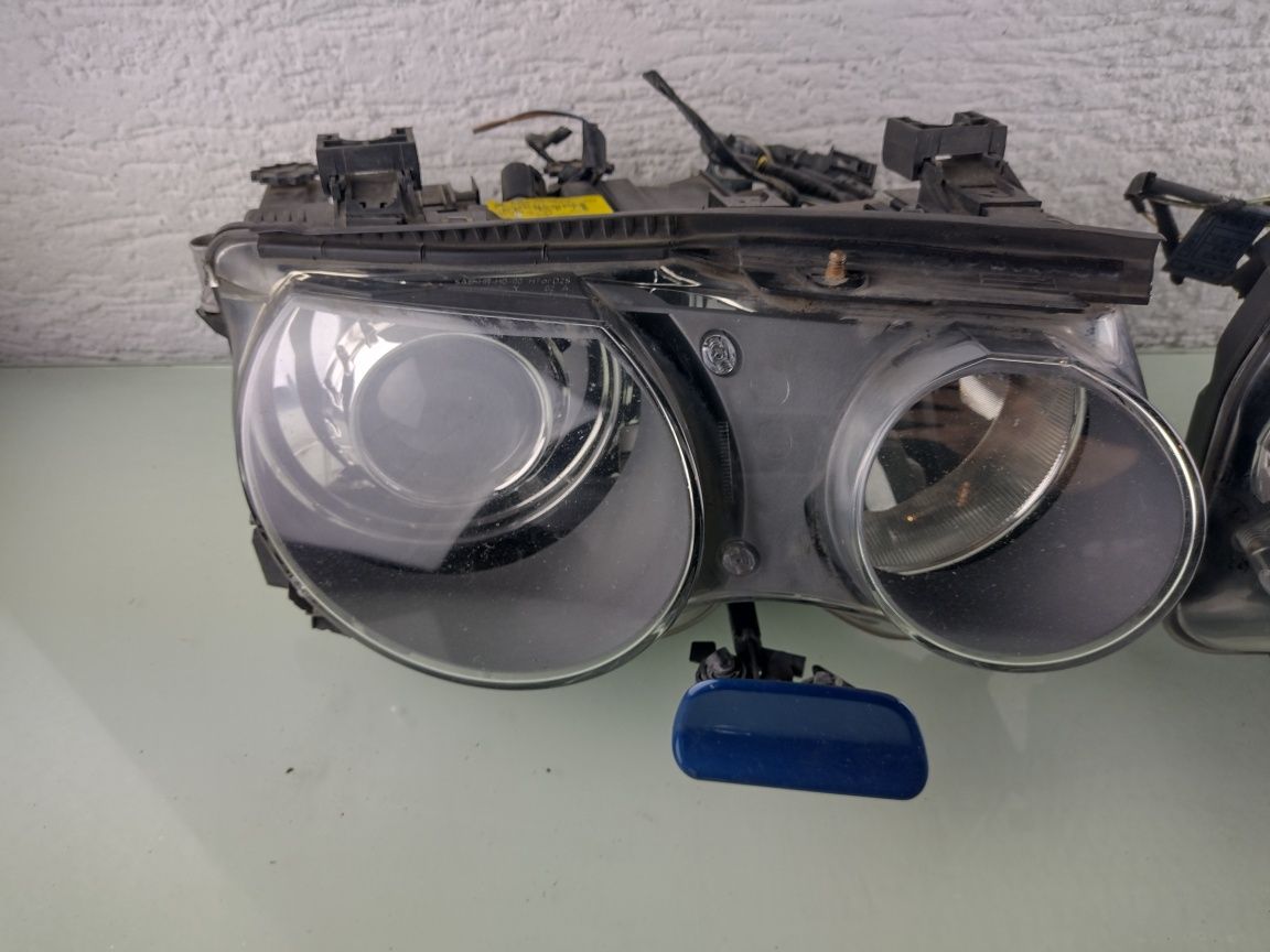 Lampy przód ksenonowe BMW E46 compact spryskiwacze przetwornice europa