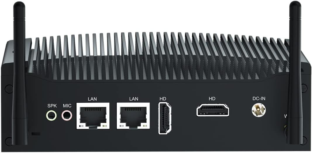 VENOEN WIN11 Pro Mini PC bez wentylatora i5, komputer przemysłowy Core