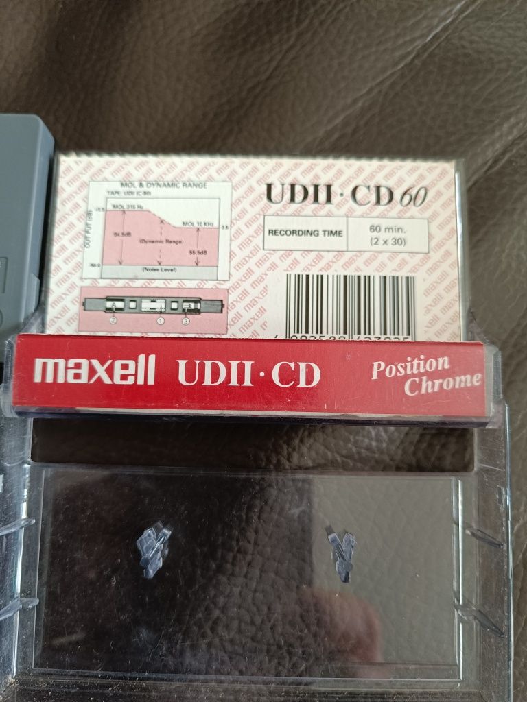 Kaseta magnetofonowa chromowa maxell udII cd60 nagrania zesp. Nirvana