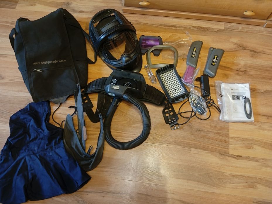 Przyłbica spawalnicza 3M Speedglas 9100FX + system filtrujący z dopływ