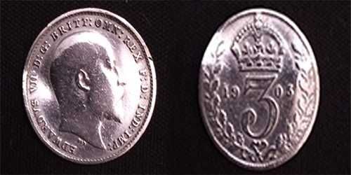 Wielka Brytania 3 pensy, 1905 Stan III – Bardzo piękny (BP)