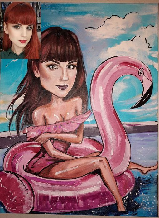 Шарж, портрет, подарунок. ВАУ ефект!