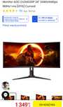 Monitor AOC CU34G2XP 34" 3440x1440px 180Hz 1 ms [GTG] Curved