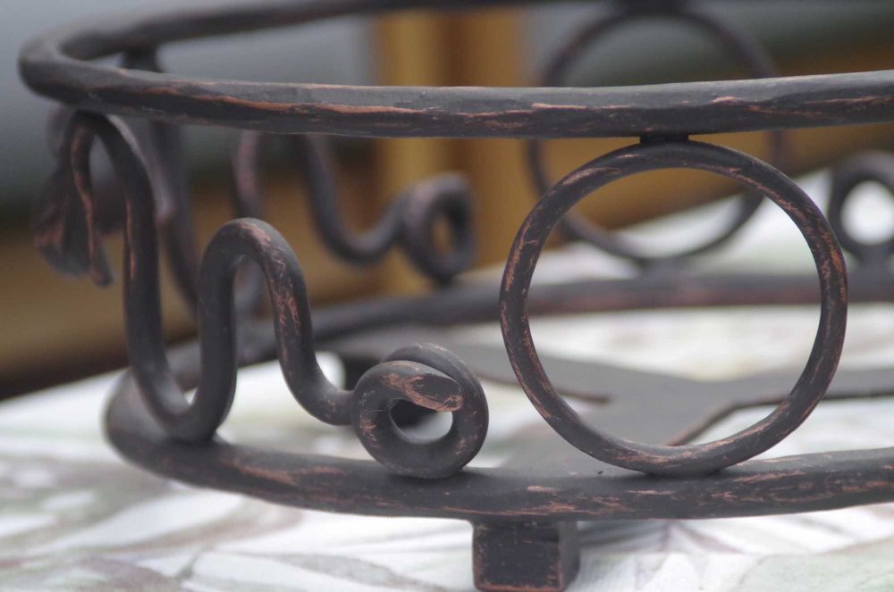 Kwietnik śr. 30cm kuty robiony ręcznie hand made