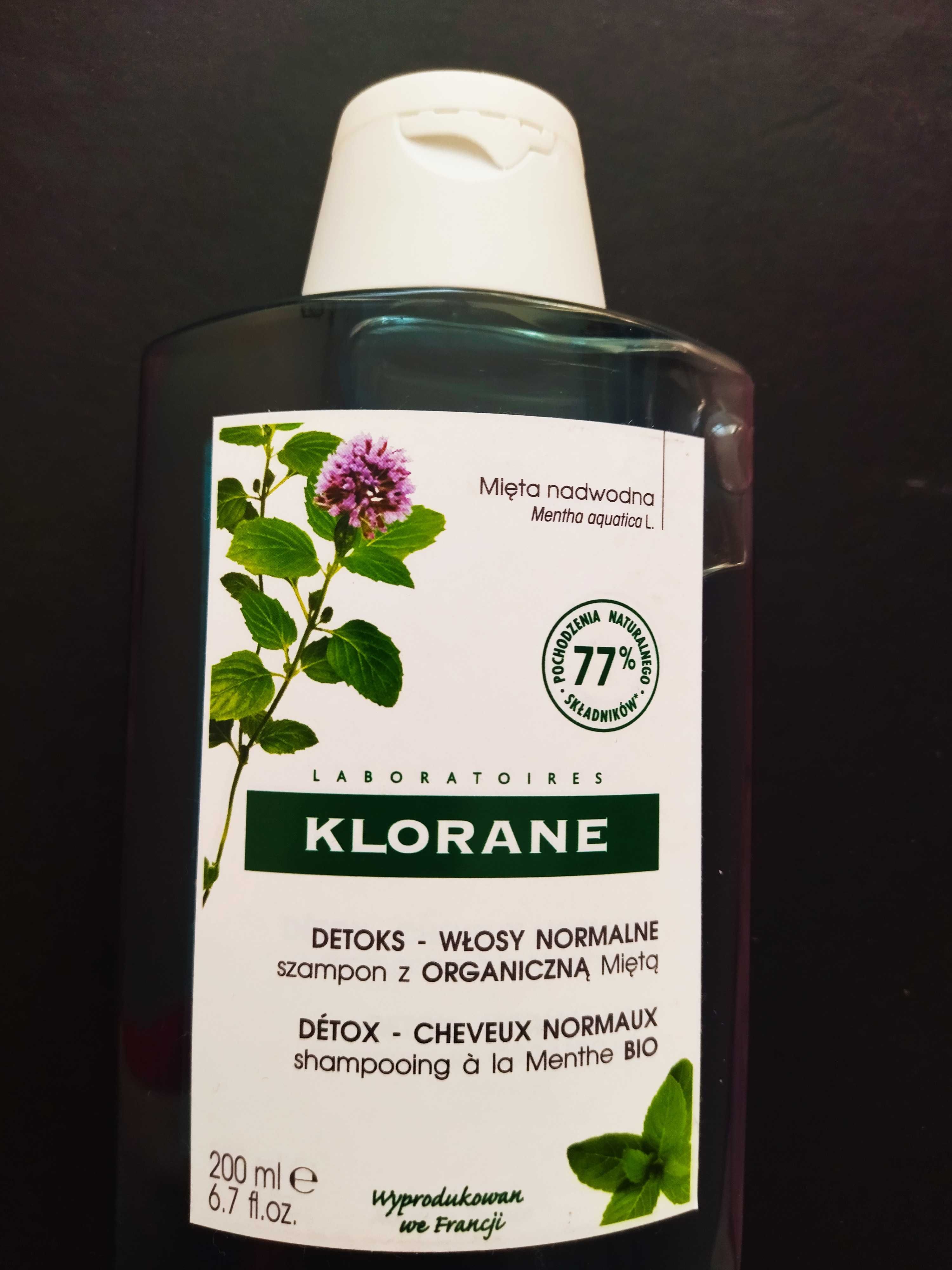 Klorane Organiczna Mięta - szampon do włosów 200ml