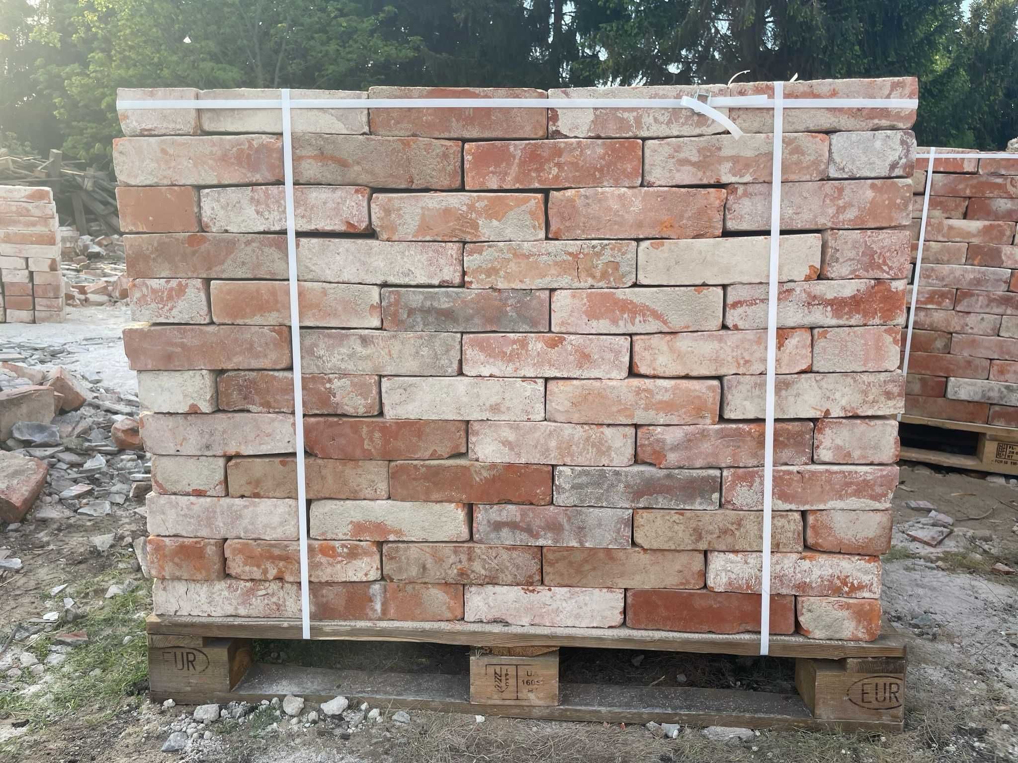 stara cegła, cegła z rozbiórki, cegła z odzysku 25x12x6,5 RF
