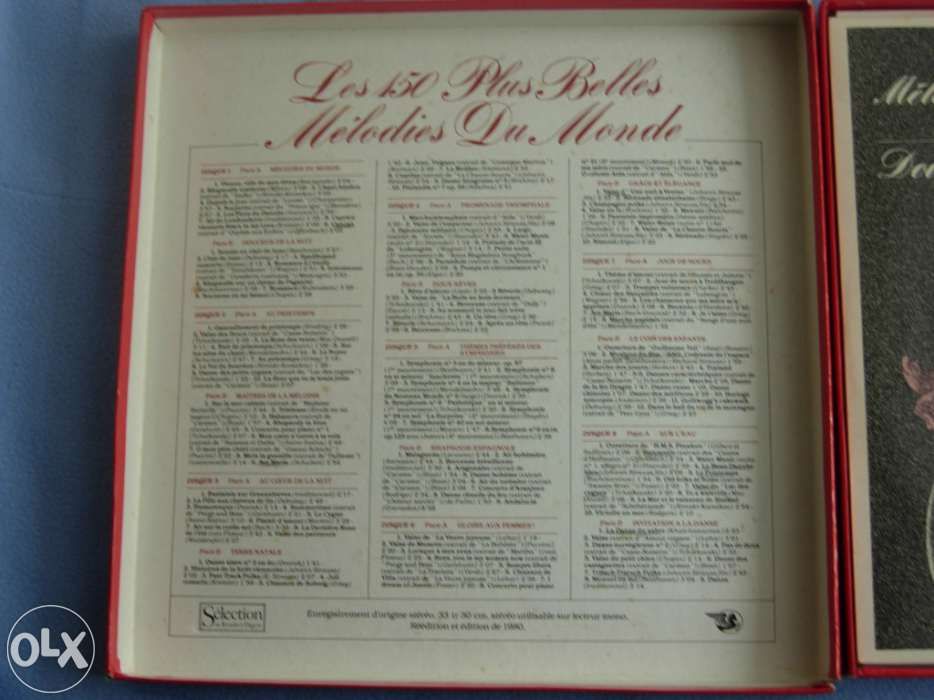 Colectânea "Les 150 Plus Belles Melodies Du Monde"