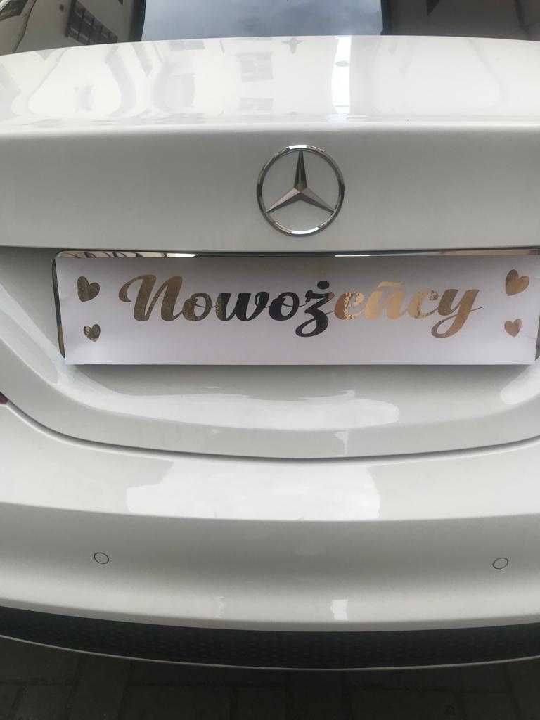 Auto do ślubu/ biały Mercedes AMG